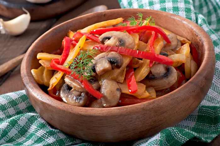 Sauteed mushrooms with pumpkin bowl(238 kcal)